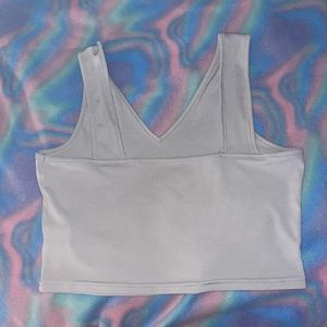 Grey crop top